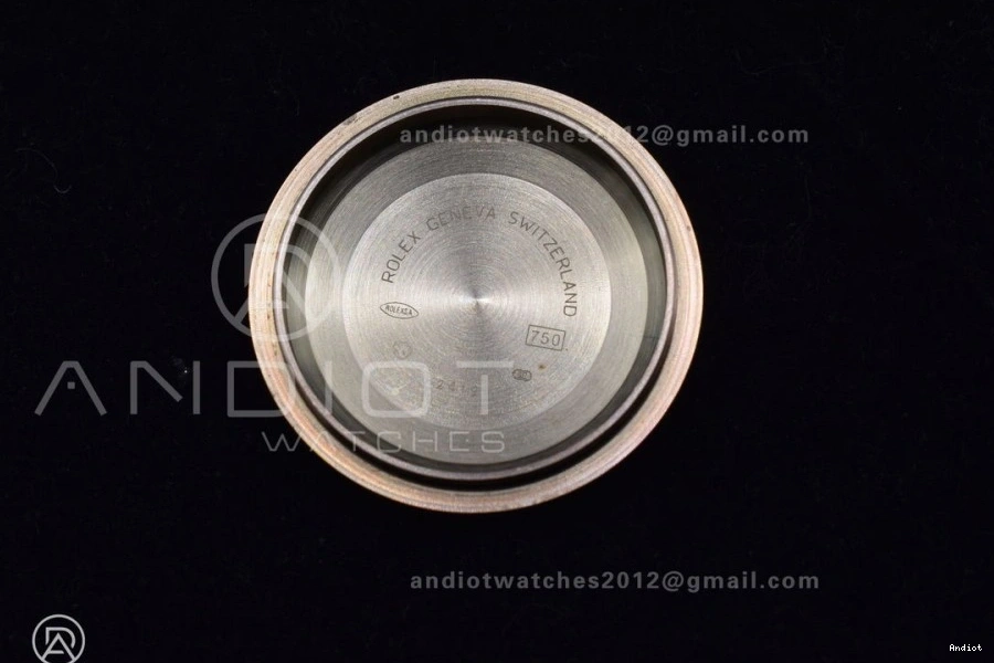 Steel Bracelet Plated 40 RG Markers V2 RG GMF President Crystal A2836 Dial DayDate 904L On 0518